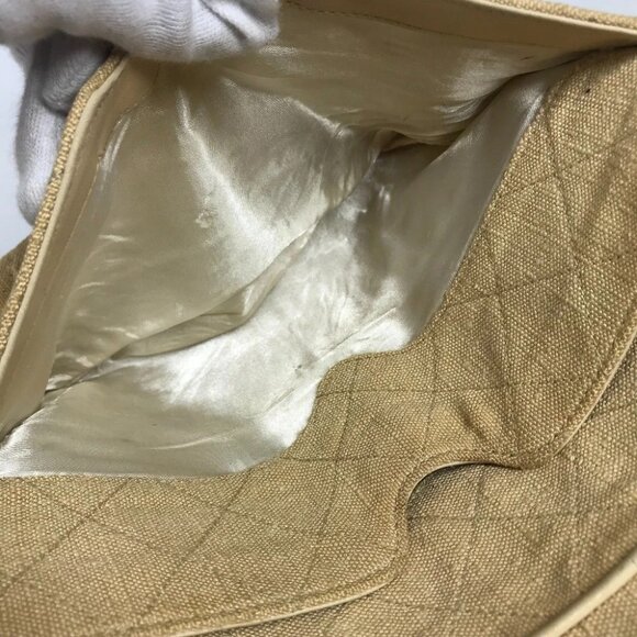 CHANEL vintage Logo Matelasse Quilted Fringe Tassel Crossbody Shoulder Bag - Picture 7 of 16